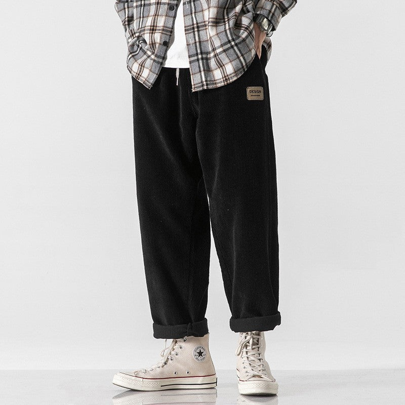 Herrenhose mit weichem Kord-Effekt - Edrion
