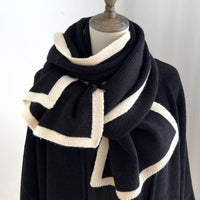 Damenschal, weich gestrickt, doppelt gestrickt - Veraly