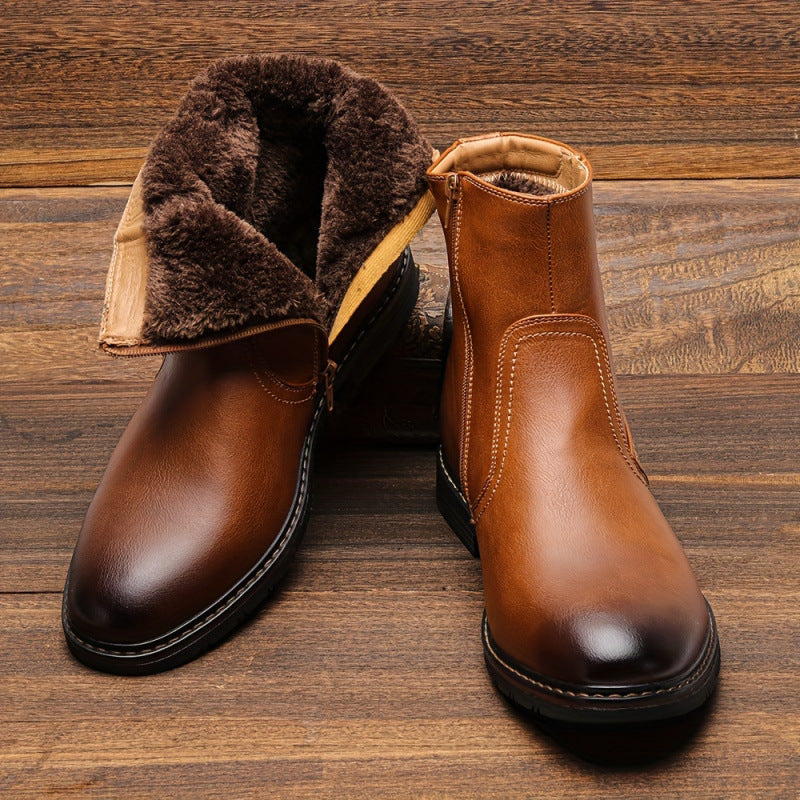 Herrenstiefel mit Glattledereffekt - Renwick