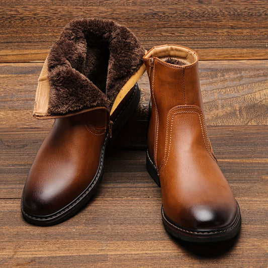 Herrenstiefel mit Glattledereffekt - Renwick