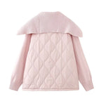 Zamma - Lässiger Oversized-Pullover mit Marinekragen