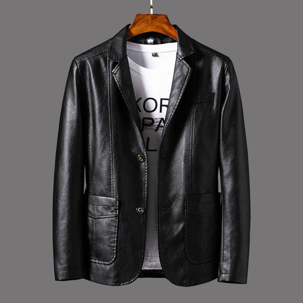 Veste effet cuir lisse homme - Maël