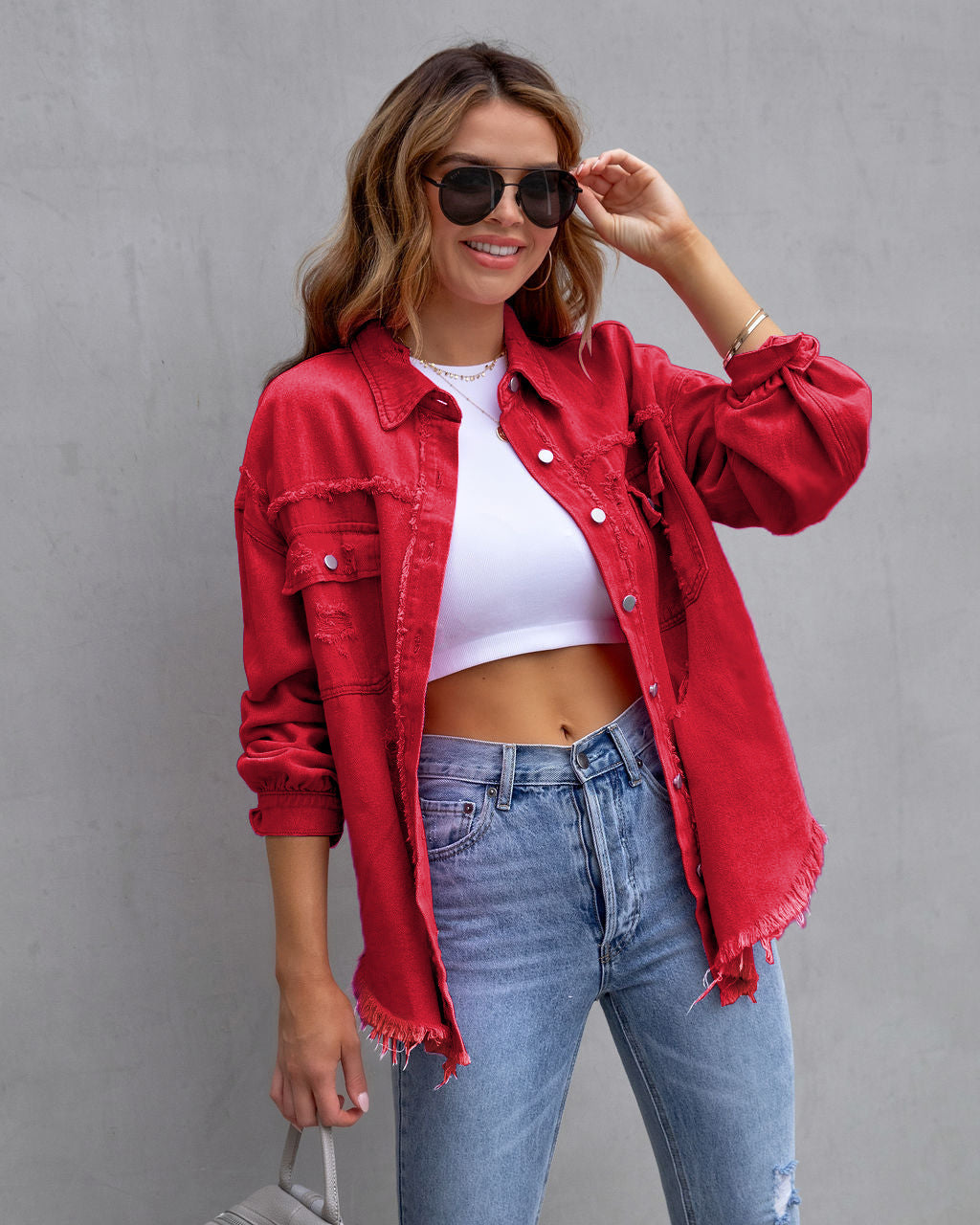 Lässige Damen-Jeansjacke - Ravina