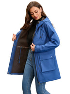 Wasserdichte Damen-Softshelljacke mit Kapuze - Elina