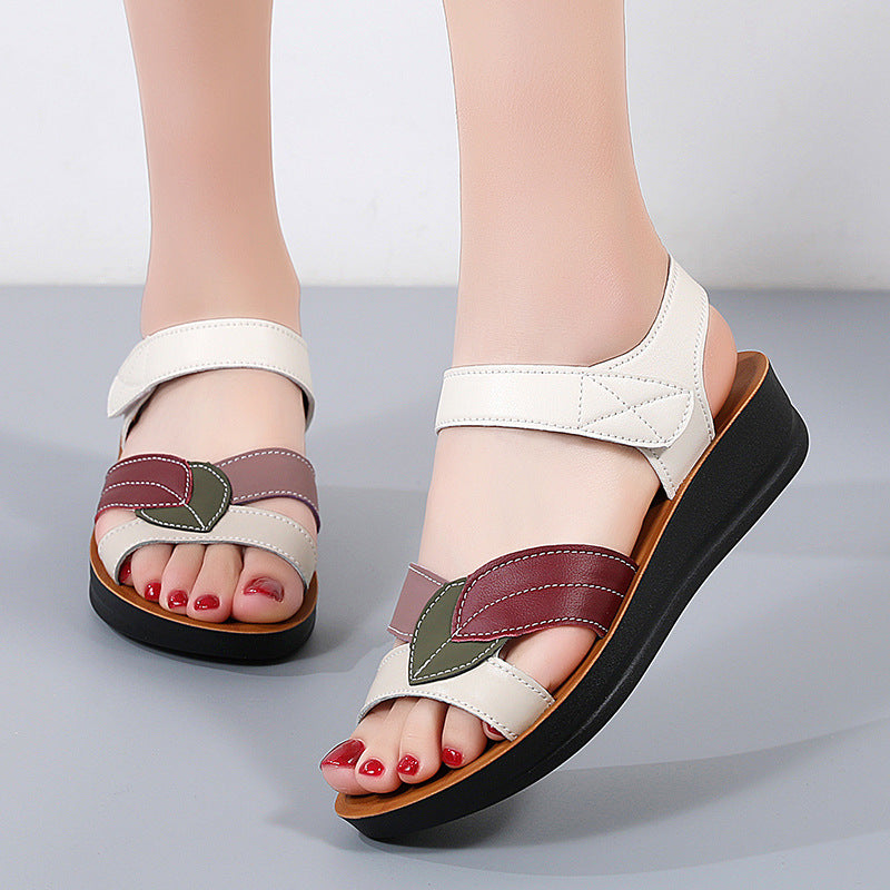 Damen-Sandalen mit dicken Sohlen zum Laufen - Nadine