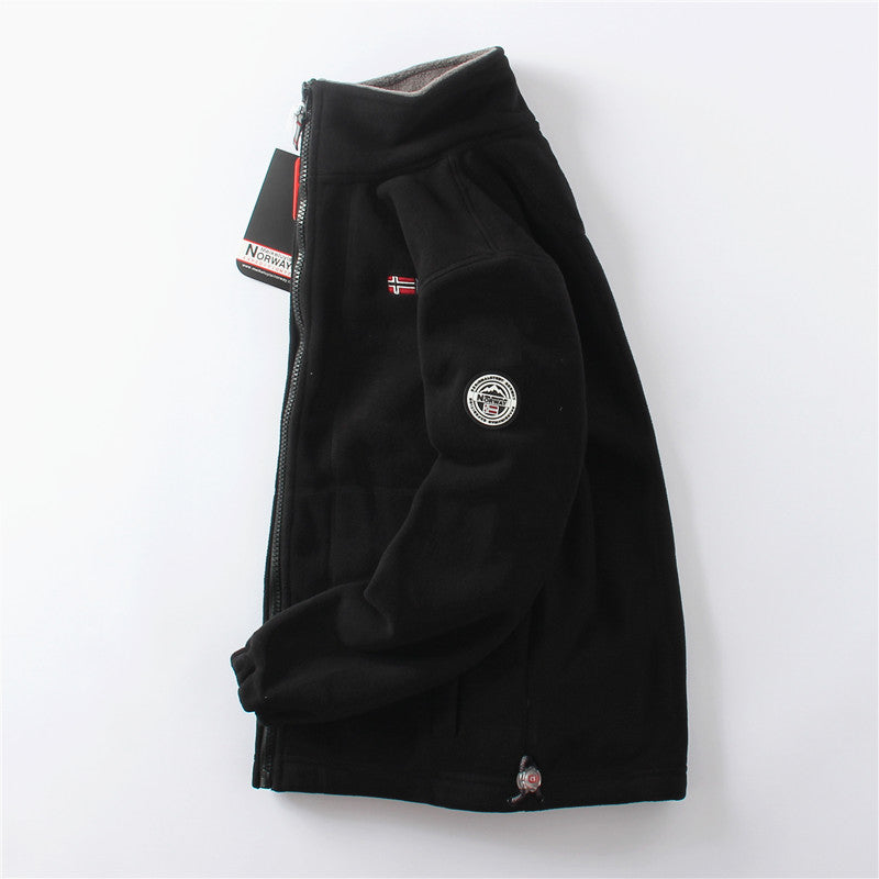 Warme Herrenjacke mit Fleece-Effekt - Eirik