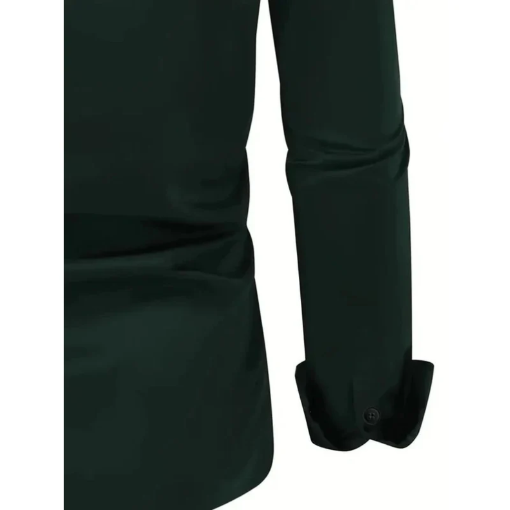 Herrenhemd mit langen Ärmeln, Slim Fit, klassischer Kragen – Heinrich