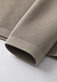Elegante Strickjacke mit Knöpfen und Schalkragen – Salvatore