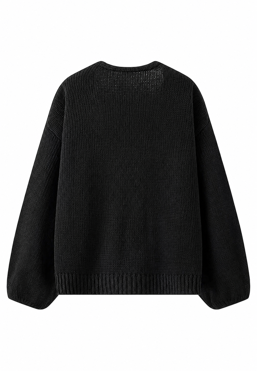 Damen-Strickjacke mit glitzernden Schleifen und V-Ausschnitt – Coronas