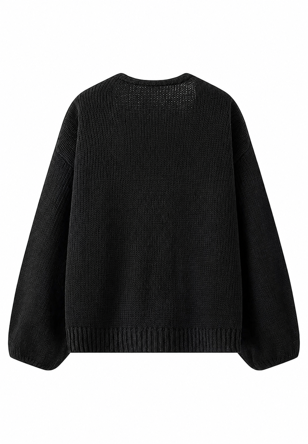 Damen-Strickjacke mit glitzernden Schleifen und V-Ausschnitt – Coronas