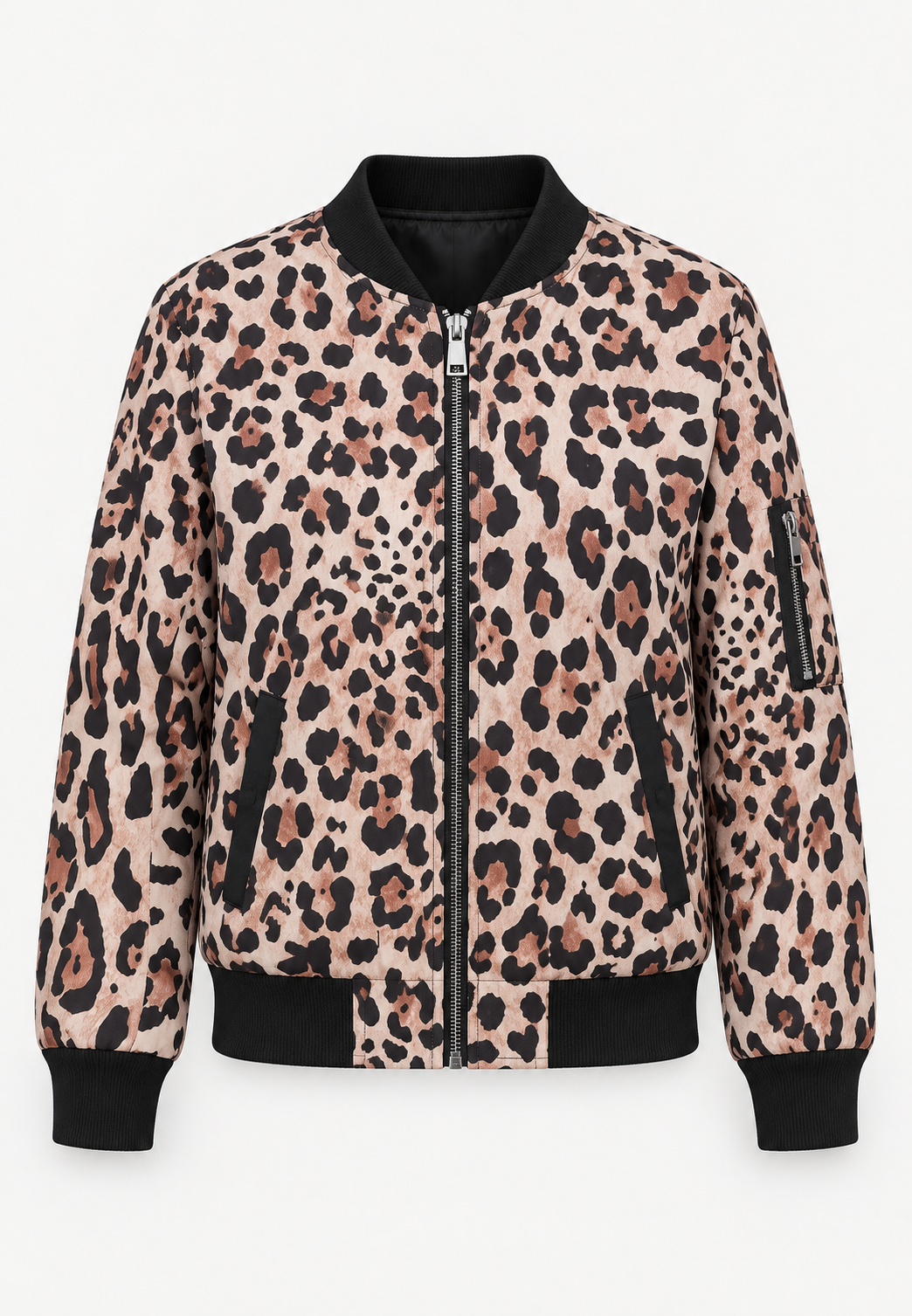Veste bomber femme à imprimé floral et fermeture éclair - Felicia