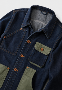 Veste en jean décontractée à multiples poches - Kilyan