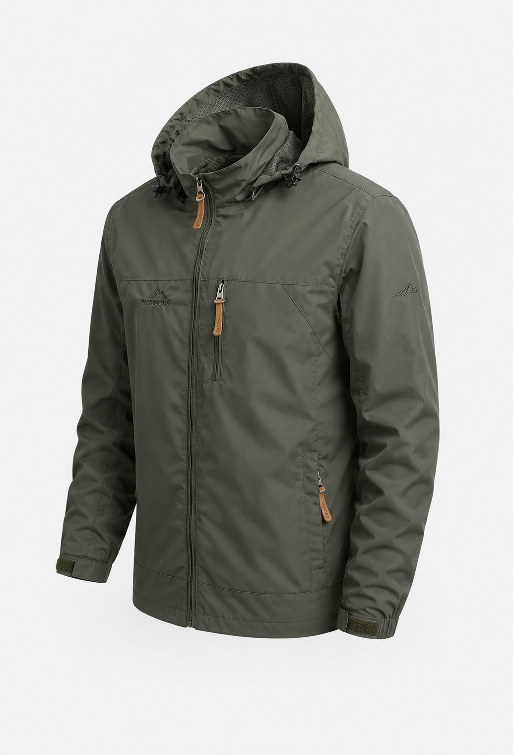 Wasserdichte Windjacke für Herren mit Kapuze – Jost