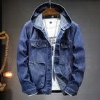 Herren-Jeansjacke mit Kapuze im Washed-Look – Bennett