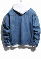 Jeansjacke im Washed-Look mit Rissen – Jannik