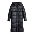 Lange Jacke mit Stepp-Effekt für Frauen - Eryndel