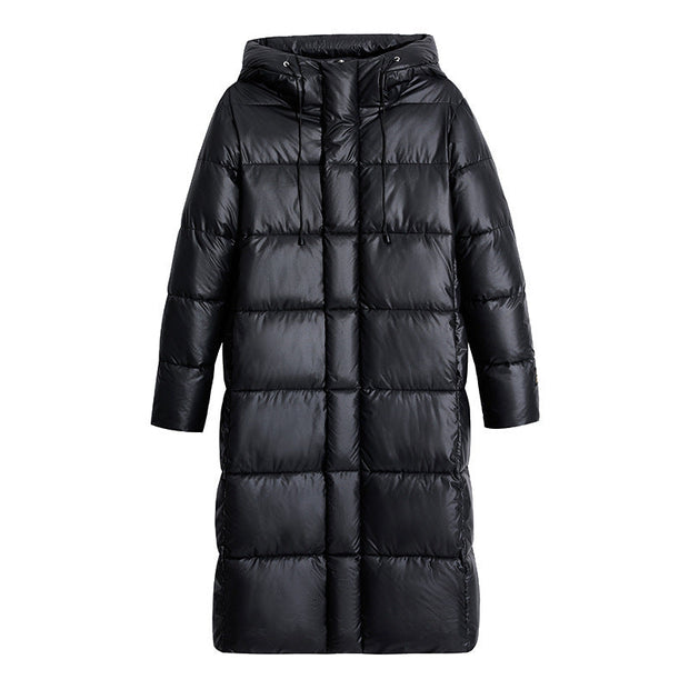 Veste longue à effet matelassé pour femmes - Eryndel