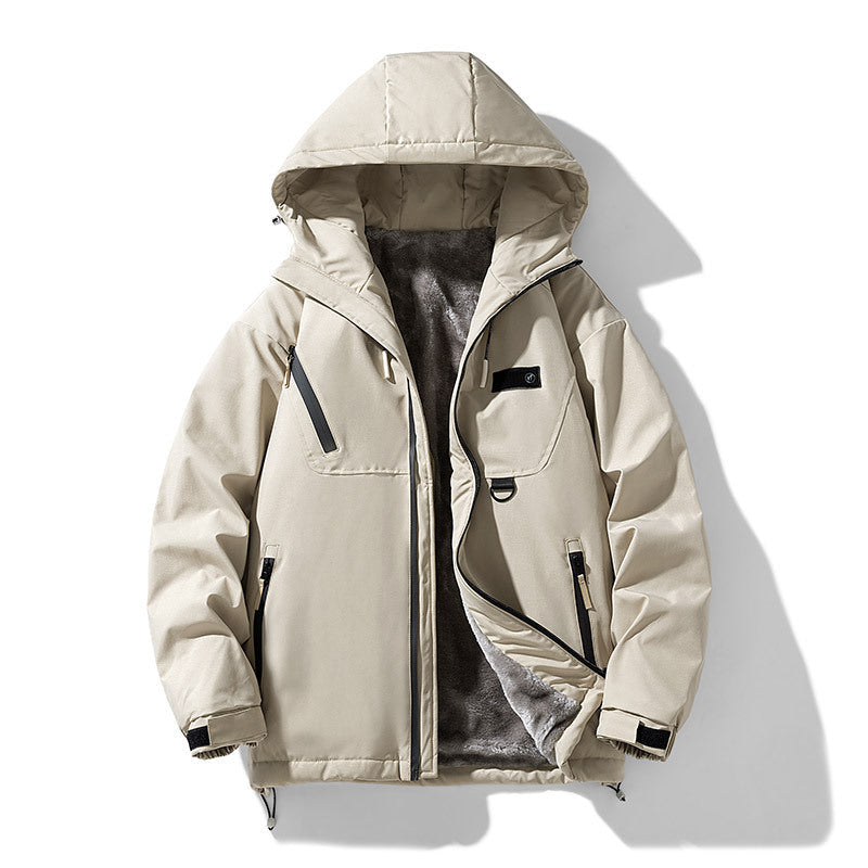 Leichte Herren-Thermojacke mit Kapuze und Innenfutter - Orven