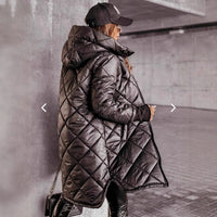 Veste longue matelassée au design urbain - Levia