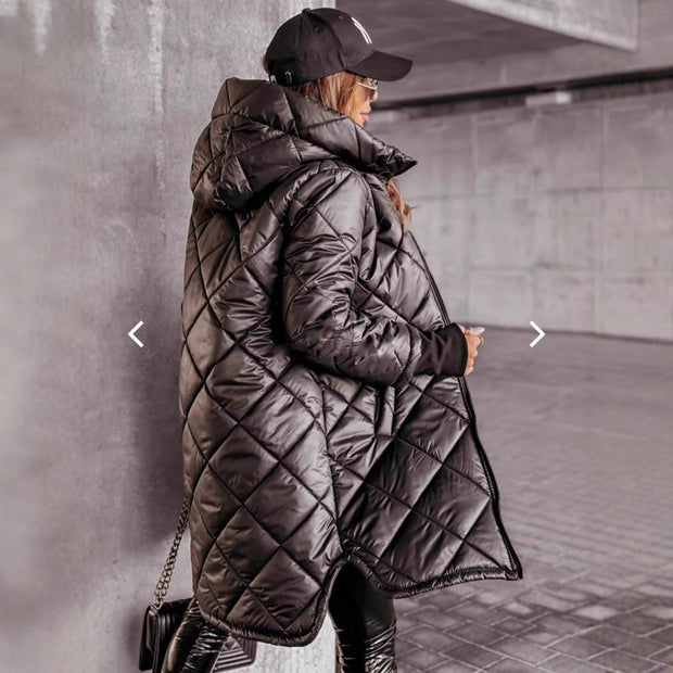 Veste longue matelassée au design urbain - Levia