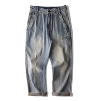 Zeon - Jeans d'été lavé tendance pour hommes