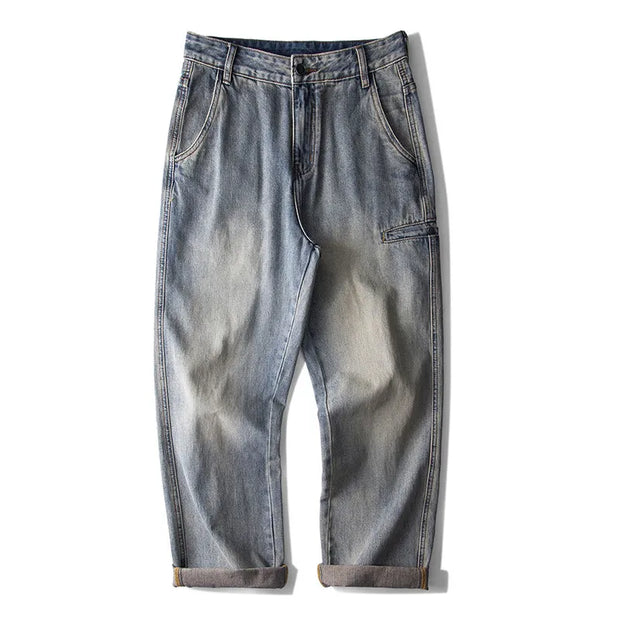 Zeon - Jeans d'été lavé tendance pour hommes