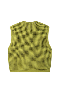 Gilet femme en maille épaisse, avec boutons et poches - Dumas