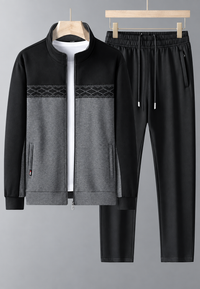 Survêtement homme deux pièces à fermeture zippée et col montant - Lasse