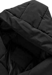 Veste matelassée homme à capuche réglable coupe classique finition mate - Nereo