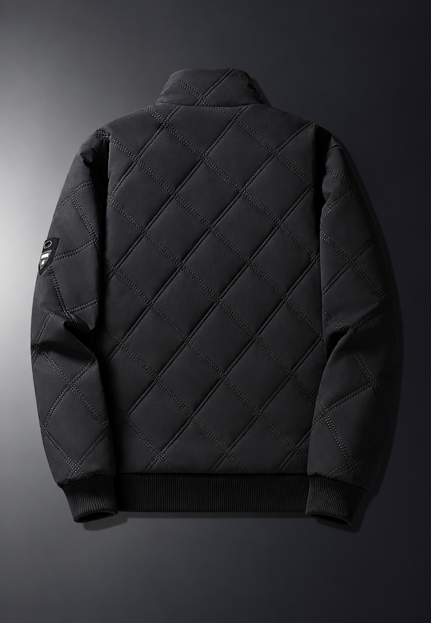 Veste matelassée pour homme à col montant, intérieur effet polaire - Valdemar