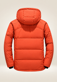 Veste matelassée outdoor homme à capuche et col montant - Stellan
