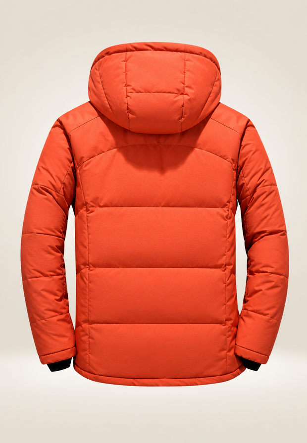 Veste matelassée outdoor homme à capuche et col montant - Stellan