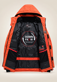Veste matelassée outdoor homme à capuche et col montant - Stellan