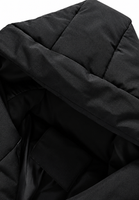 Veste matelassée pour homme, coupe classique, à capuche et fermeture éclair - Hakon