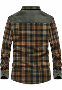 Surchemise homme à carreaux doublure effet mouton col montant - Valther
