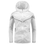 Wasserdichte Herrenjacke mit Kapuze, Taschen und Reißverschluss – Thiago