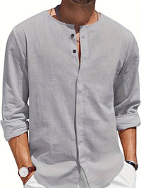 Leon - Chemise de plage décontractée pour hommes aérée et stylée