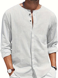 Leon - Chemise de plage décontractée pour hommes aérée et stylée