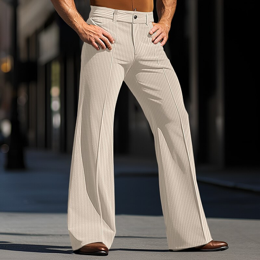 Andrew - pantalon de costume en velours côtelé pour l'été