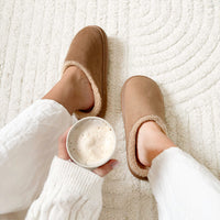 Chaussons en tissu pour femmes avec doublure en polaire - Yrsa