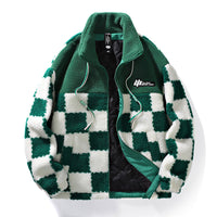 Herren-Winterjacke mit Fleece-Effekt - Davor