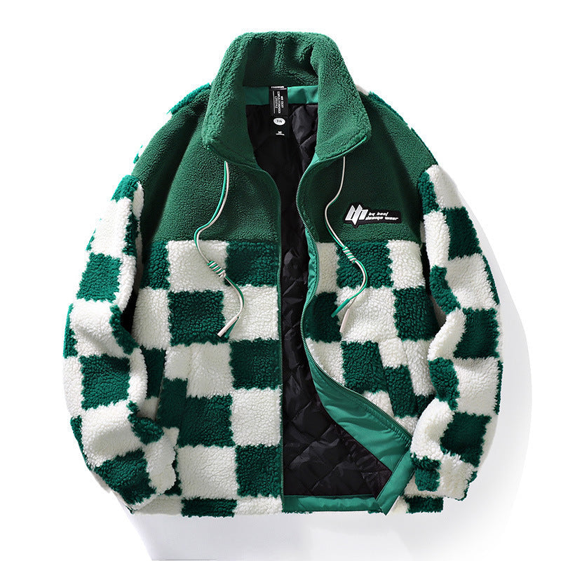 Herren-Winterjacke mit Fleece-Effekt - Davor