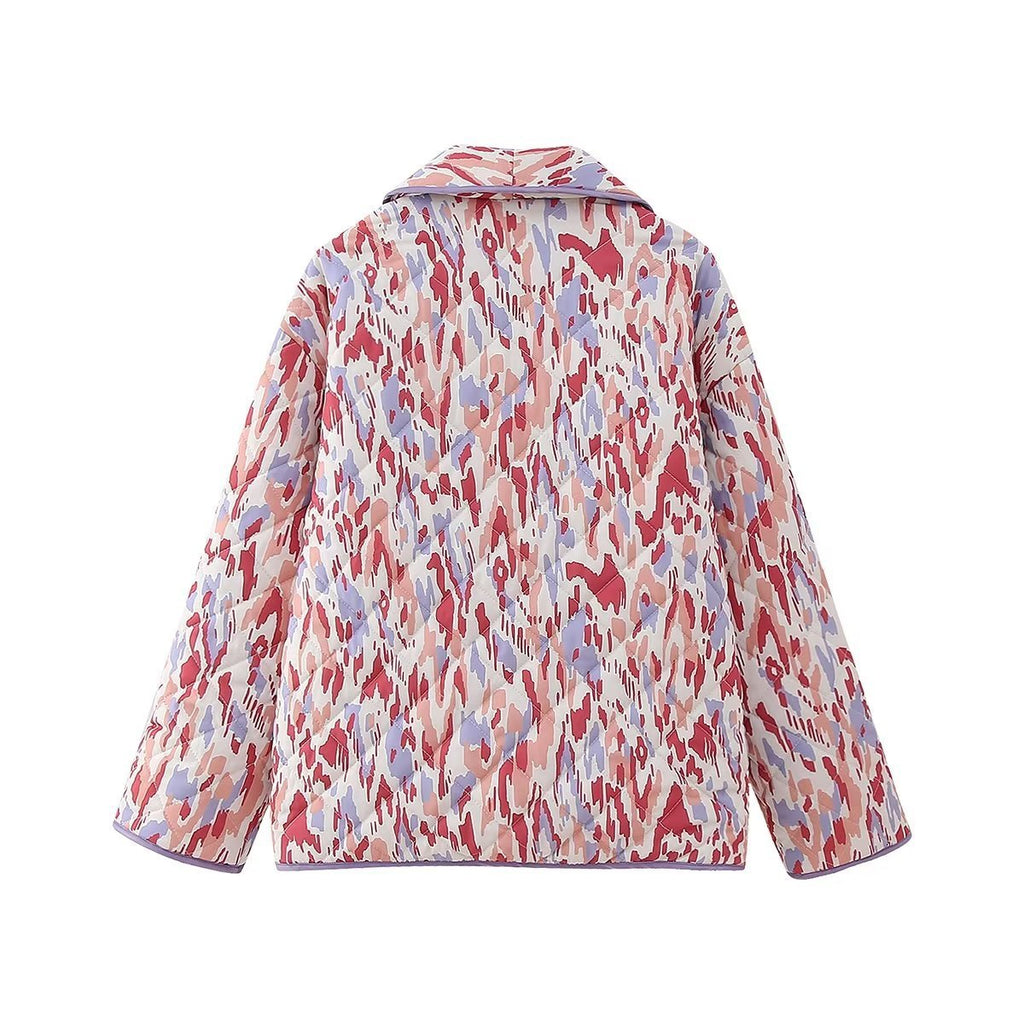 Bedruckte Steppjacke für Frauen - Erika