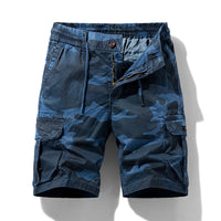 Short cargo camouflage avec poches latérales pour hommes - Carson