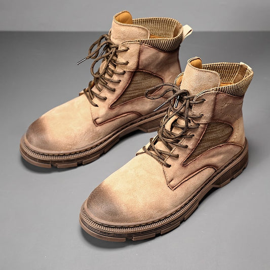 Bottes pour hommes de style britannique pour l'automne et l'hiver - Marven