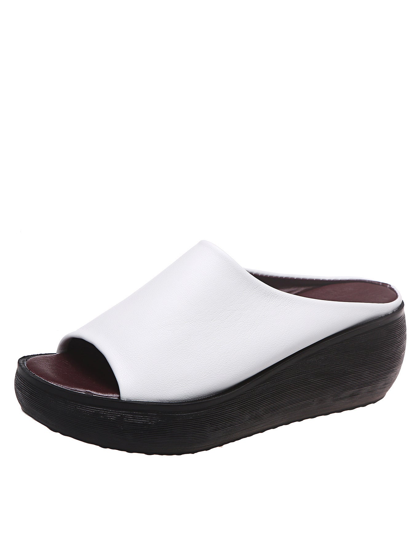 Offene Plateausandalen für Frauen - Clarissa