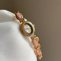 Bijoux femme montre bracelet avec détail ovale - Alviera