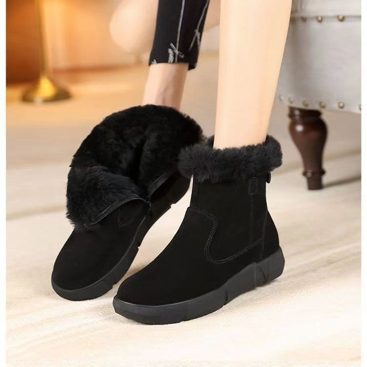 Damenstiefel mit Thermoeffekt mit flachem Fuß - Alres