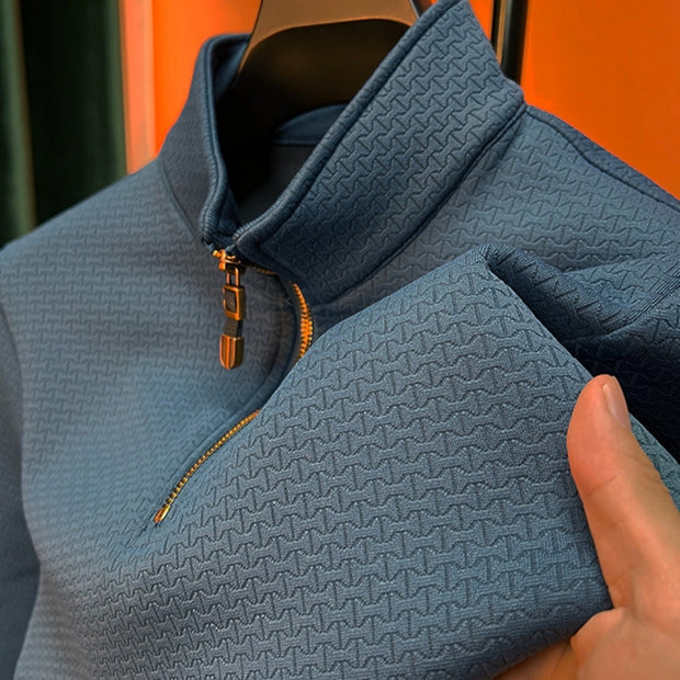 Nero - Pull à col roulé et manches longues pour homme