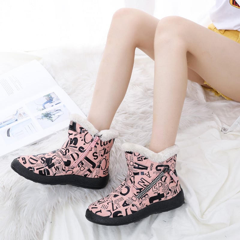 Damen Winterstiefel mit Druck - Lirenne
